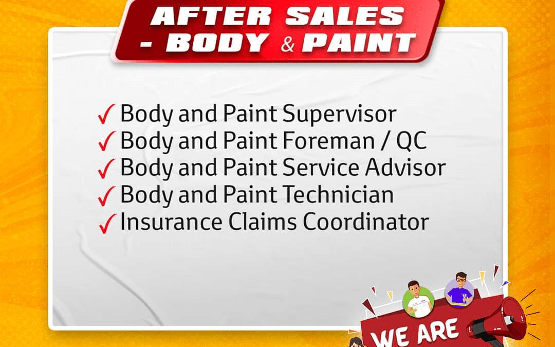After Sales – Body and Paint